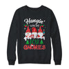 Hanging With My ICU Gnomies Nurse Christmas Santa Hat T-Shirt & Sweatshirt | Teecentury.com