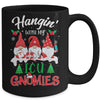 Hanging With My ICU Gnomies Nurse Christmas Santa Hat Mug Coffee Mug | Teecentury.com