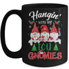 Hanging With My ICU Gnomies Nurse Christmas Santa Hat Mug Coffee Mug | Teecentury.com