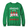 Hanging With My Pediatric Gnomies Nurse Christmas Santa Hat T-Shirt & Sweatshirt | Teecentury.com