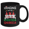 Hanging With My Pediatric Gnomies Nurse Christmas Santa Hat Mug Coffee Mug | Teecentury.com