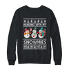 Hanging With My Snowmies Snowman Ugly Christmas T-Shirt & Sweatshirt | Teecentury.com