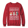 Hanging With My Snowmies Snowman Ugly Christmas T-Shirt & Sweatshirt | Teecentury.com