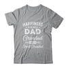 Happiness Is Being A Dad Grandad And Great Grandad T-Shirt & Hoodie | Teecentury.com