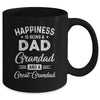 Happiness Is Being A Dad Grandad And Great Grandad Mug Coffee Mug | Teecentury.com