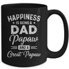 Happiness Is Being A Dad Papaw And Great Papaw Mug Coffee Mug | Teecentury.com