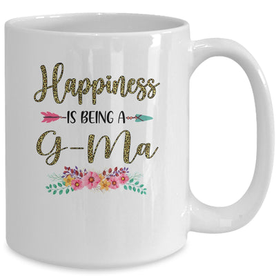 Happiness Is Being A G-Ma For Women Leopard Mothers Day Mug Coffee Mug | Teecentury.com