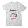 Happiness Is Being A Gigi For The First Time Mothers Day T-Shirt & Hoodie | Teecentury.com