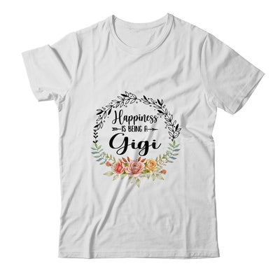Happiness Is Being A Gigi The First Time Mothers Day T-Shirt & Hoodie | Teecentury.com
