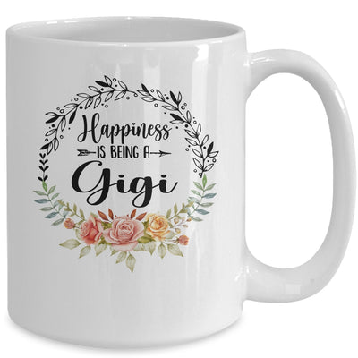 Happiness Is Being A Gigi The First Time Mothers Day Mug Coffee Mug | Teecentury.com