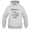 Happiness Is Being A Gigi For The First Time Mothers Day T-Shirt & Hoodie | Teecentury.com