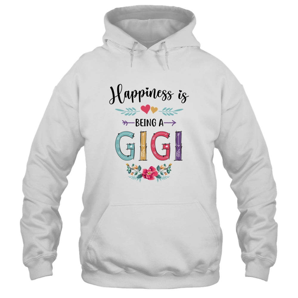 Happiness Is Being A Gigi For The First Time Mothers Day T-Shirt & Hoodie | Teecentury.com