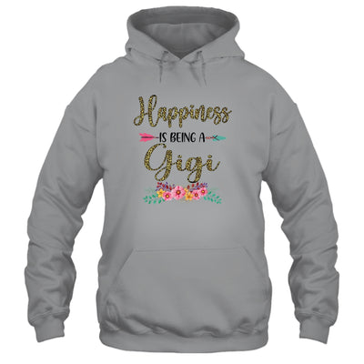 Happiness Is Being A Gigi For Women Leopard Mothers Day T-Shirt & Tank Top | Teecentury.com