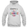 Happiness Is Being A Grammie For The First Time Mothers Day T-Shirt & Hoodie | Teecentury.com