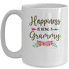 Happiness Is Being A Grammy For Women Leopard Mothers Day Mug Coffee Mug | Teecentury.com