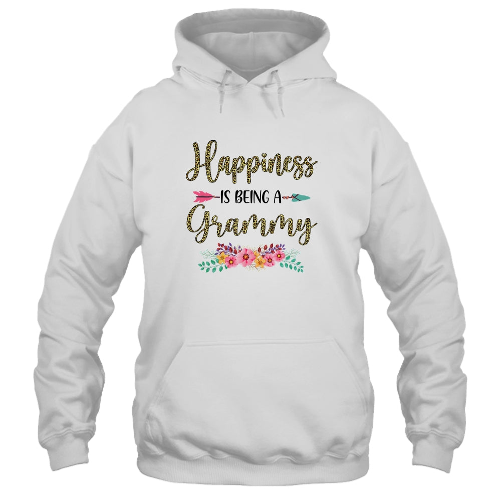Happiness Is Being A Grammy For Women Leopard Mothers Day T-Shirt & Tank Top | Teecentury.com