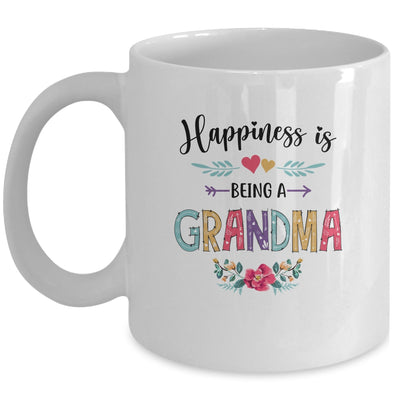 Happiness Is Being A Grandma For The First Time Mothers Day Mug Coffee Mug | Teecentury.com