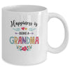 Happiness Is Being A Grandma For The First Time Mothers Day Mug Coffee Mug | Teecentury.com