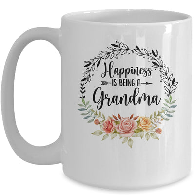 Happiness Is Being A Grandma The First Time Mothers Day Mug Coffee Mug | Teecentury.com