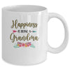 Happiness Is Being A Grandma For Women Leopard Mothers Day Mug Coffee Mug | Teecentury.com