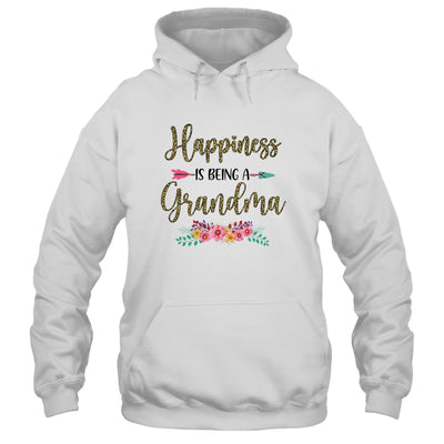 Happiness Is Being A Grandma For Women Leopard Mothers Day T-Shirt & Tank Top | Teecentury.com