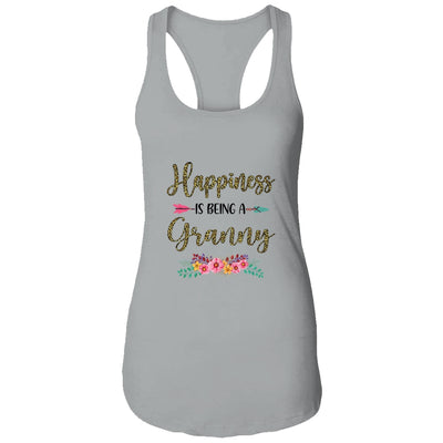 Happiness Is Being A Granny For Women Leopard Mothers Day T-Shirt & Tank Top | Teecentury.com