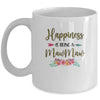 Happiness Is Being A MawMaw For Women Leopard Mothers Day Mug Coffee Mug | Teecentury.com
