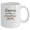 Happiness Is Being A MawMaw For Women Leopard Mothers Day Mug Coffee Mug | Teecentury.com