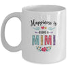 Happiness Is Being A Mimi For The First Time Mothers Day Mug Coffee Mug | Teecentury.com