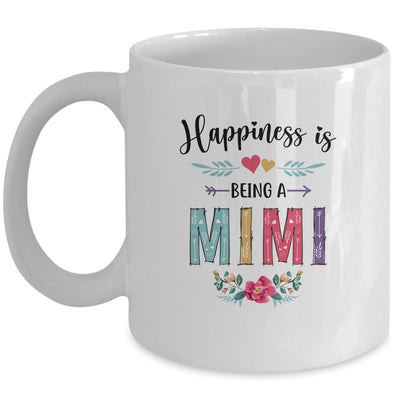 Happiness Is Being A Mimi For The First Time Mothers Day Mug Coffee Mug | Teecentury.com