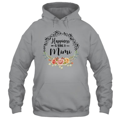 Happiness Is Being A Mimi The First Time Mothers Day T-Shirt & Hoodie | Teecentury.com