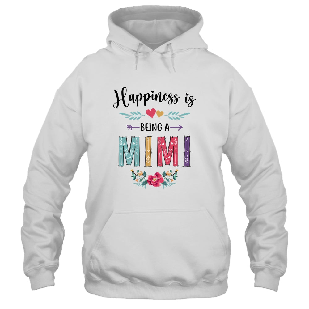 Happiness Is Being A Mimi For The First Time Mothers Day T-Shirt & Hoodie | Teecentury.com