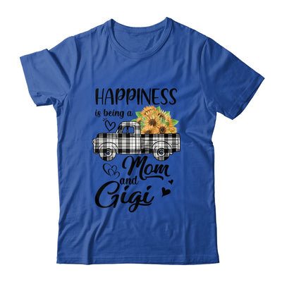Happiness Is Being A Mom And Gigi Sunflower T-Shirt & Hoodie | Teecentury.com