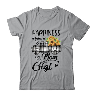 Happiness Is Being A Mom And Gigi Sunflower T-Shirt & Hoodie | Teecentury.com