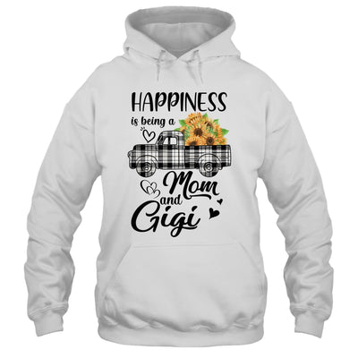 Happiness Is Being A Mom And Gigi Sunflower T-Shirt & Hoodie | Teecentury.com