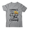 Happiness Is Being A Mom And Grammy Sunflower T-Shirt & Hoodie | Teecentury.com
