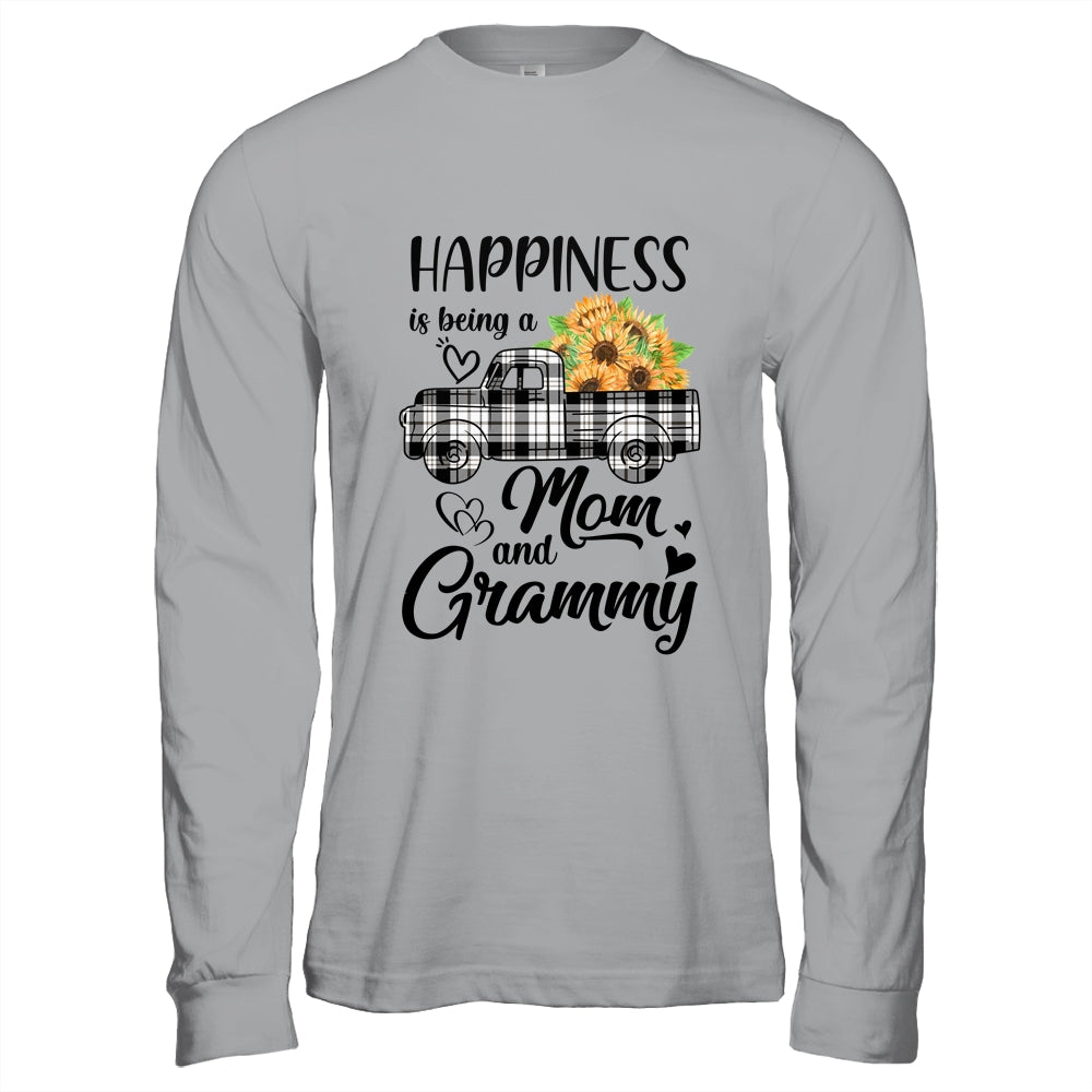 Happiness Is Being A Mom And Grammy Sunflower T-Shirt & Hoodie | Teecentury.com