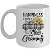 Happiness Is Being A Mom And Grammy Sunflower Mug Coffee Mug | Teecentury.com