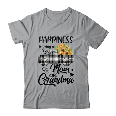 Happiness Is Being A Mom And Grandma Sunflower T-Shirt & Hoodie | Teecentury.com