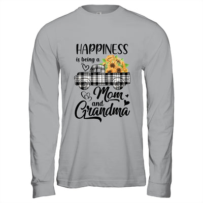 Happiness Is Being A Mom And Grandma Sunflower T-Shirt & Hoodie | Teecentury.com