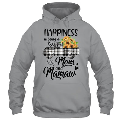 Happiness Is Being A Mom And Mamaw Sunflower T-Shirt & Hoodie | Teecentury.com