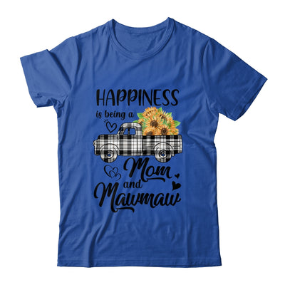 Happiness Is Being A Mom And MawMaw Sunflower T-Shirt & Hoodie | Teecentury.com