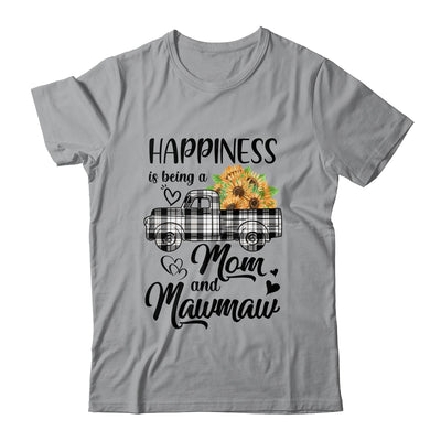 Happiness Is Being A Mom And MawMaw Sunflower T-Shirt & Hoodie | Teecentury.com