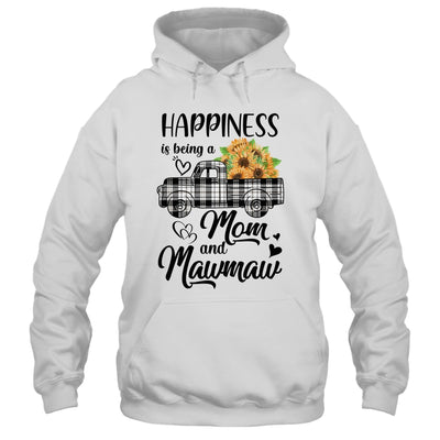 Happiness Is Being A Mom And MawMaw Sunflower T-Shirt & Hoodie | Teecentury.com