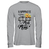 Happiness Is Being A Mom And Mimi Sunflower T-Shirt & Hoodie | Teecentury.com