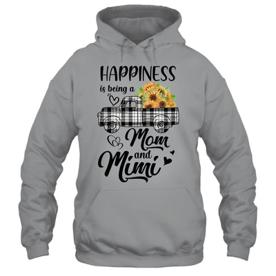 Happiness Is Being A Mom And Mimi Sunflower T-Shirt & Hoodie | Teecentury.com