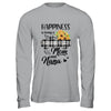 Happiness Is Being A Mom And Nana Sunflower T-Shirt & Hoodie | Teecentury.com