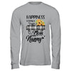 Happiness Is Being A Mom And Nanny Sunflower T-Shirt & Hoodie | Teecentury.com