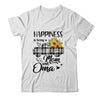 Happiness Is Being A Mom And Oma Sunflower T-Shirt & Hoodie | Teecentury.com