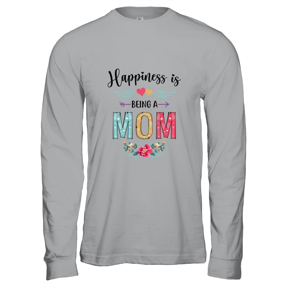 Happiness Is Being A Mom For The First Time Mothers Day T-Shirt & Hoodie | Teecentury.com